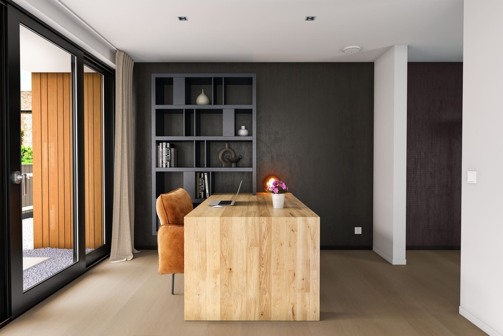 Sfeer Rechte Plank Dark Oak 0,55mm Plak PVC